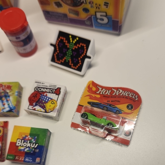 Miniature Toy Box Set with Rainbow Stacking Rings - Picture 3 of 9